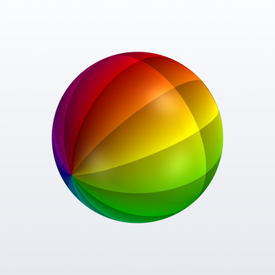 Riemann sphere of (z - 1) / (z + 1)