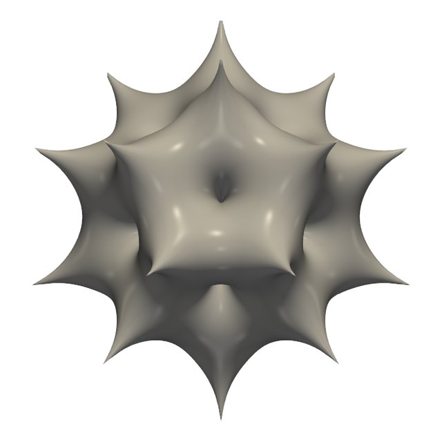 The printed shape