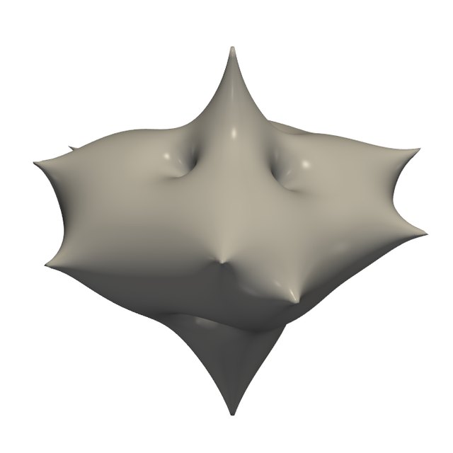 The printed shape