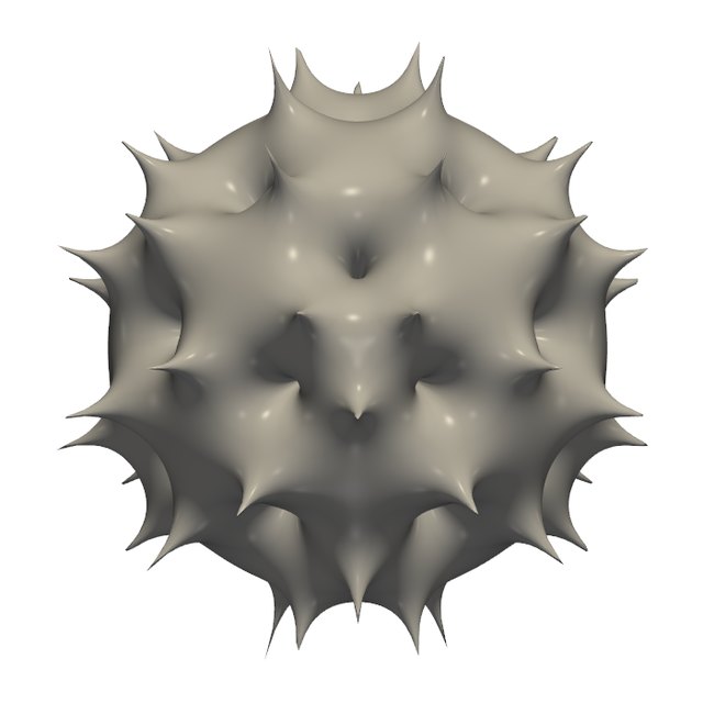 The printed shape